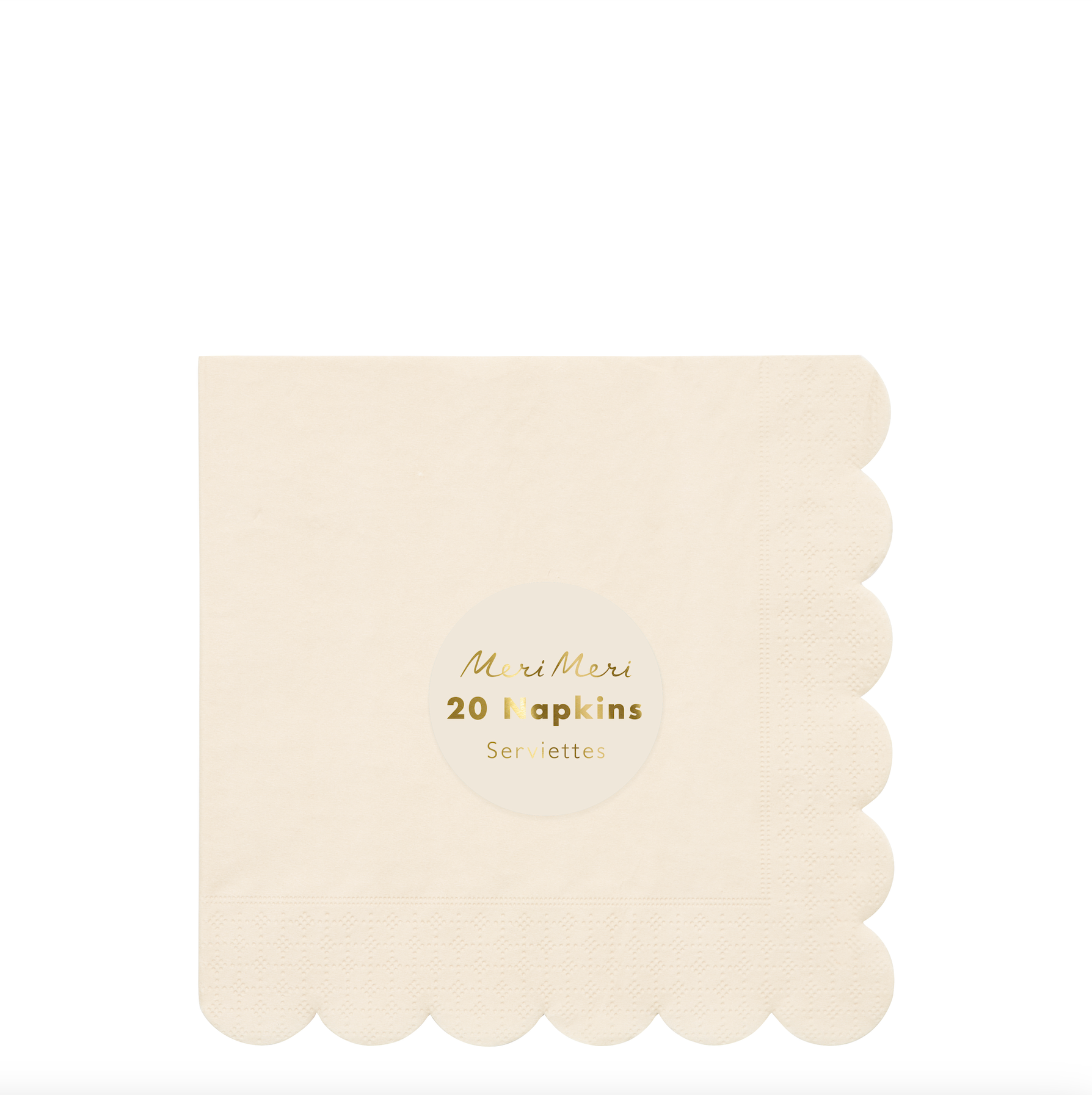 Cream Simply Eco Large Napkins