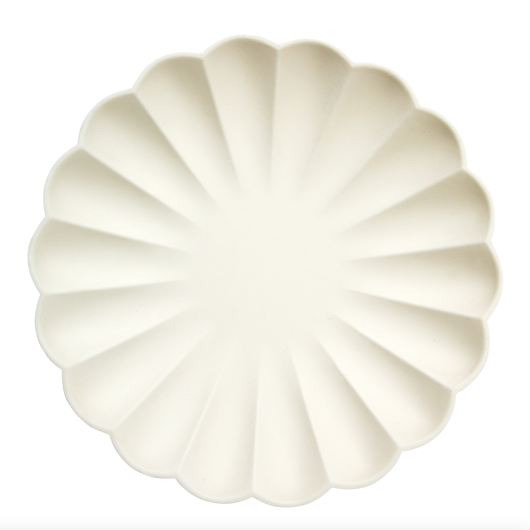 Large Cream Compostable Plates