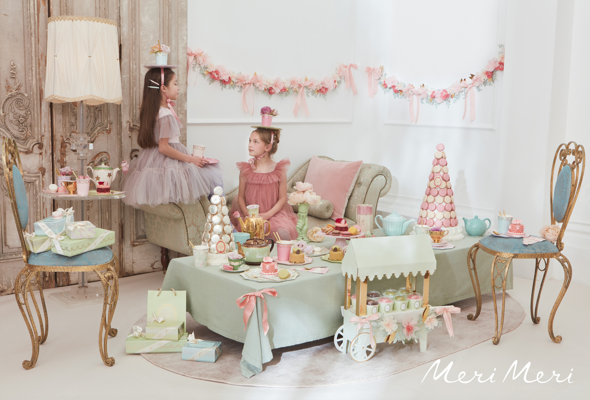 Laduree Paris Macaron Cart Centrepiece