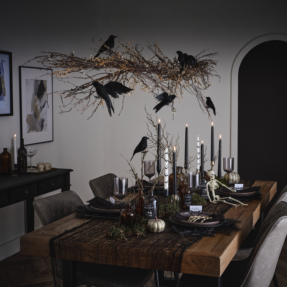 Halloween Bat Cocktail Party Sticks