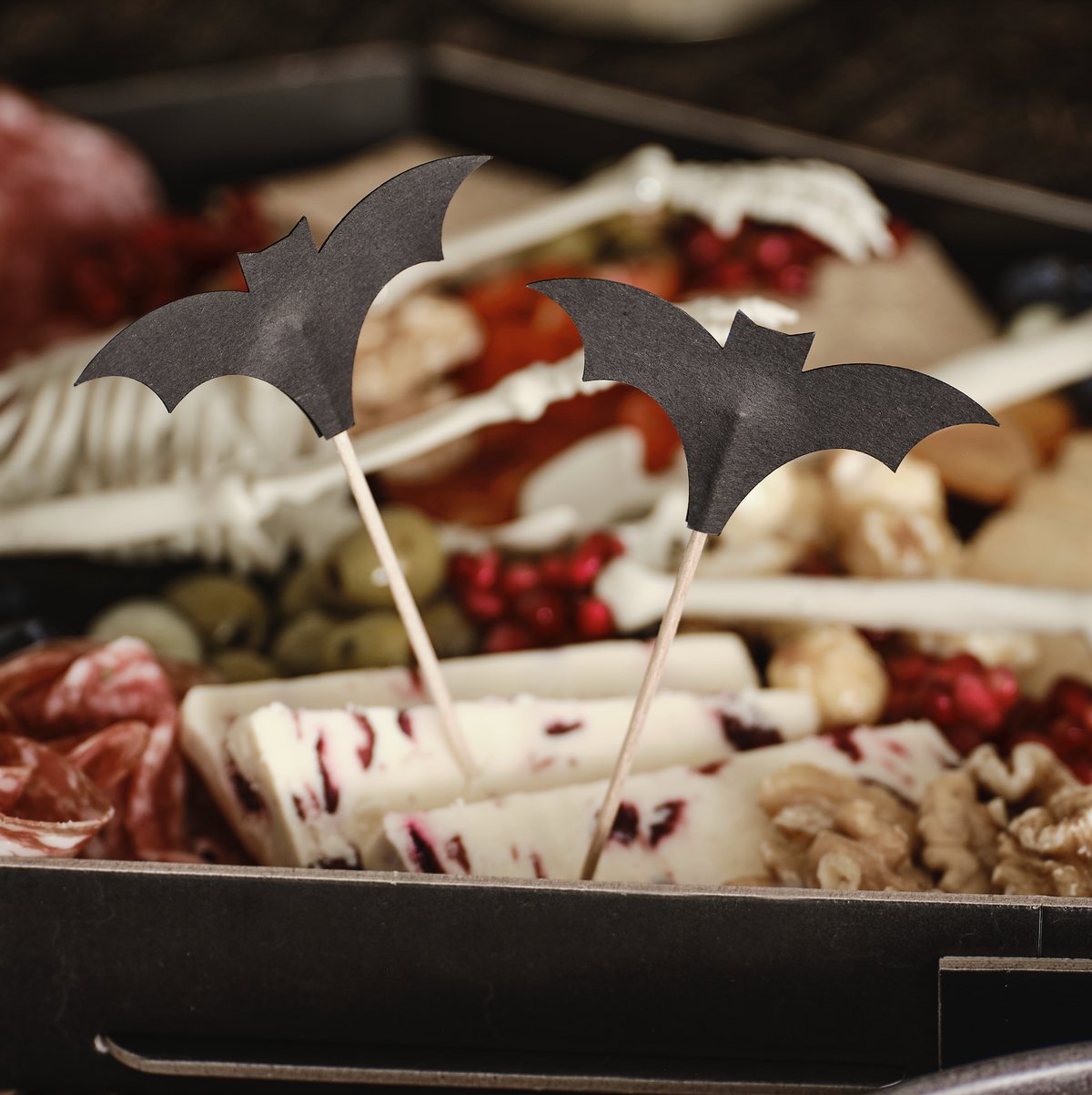 Halloween Bat Cocktail Party Sticks