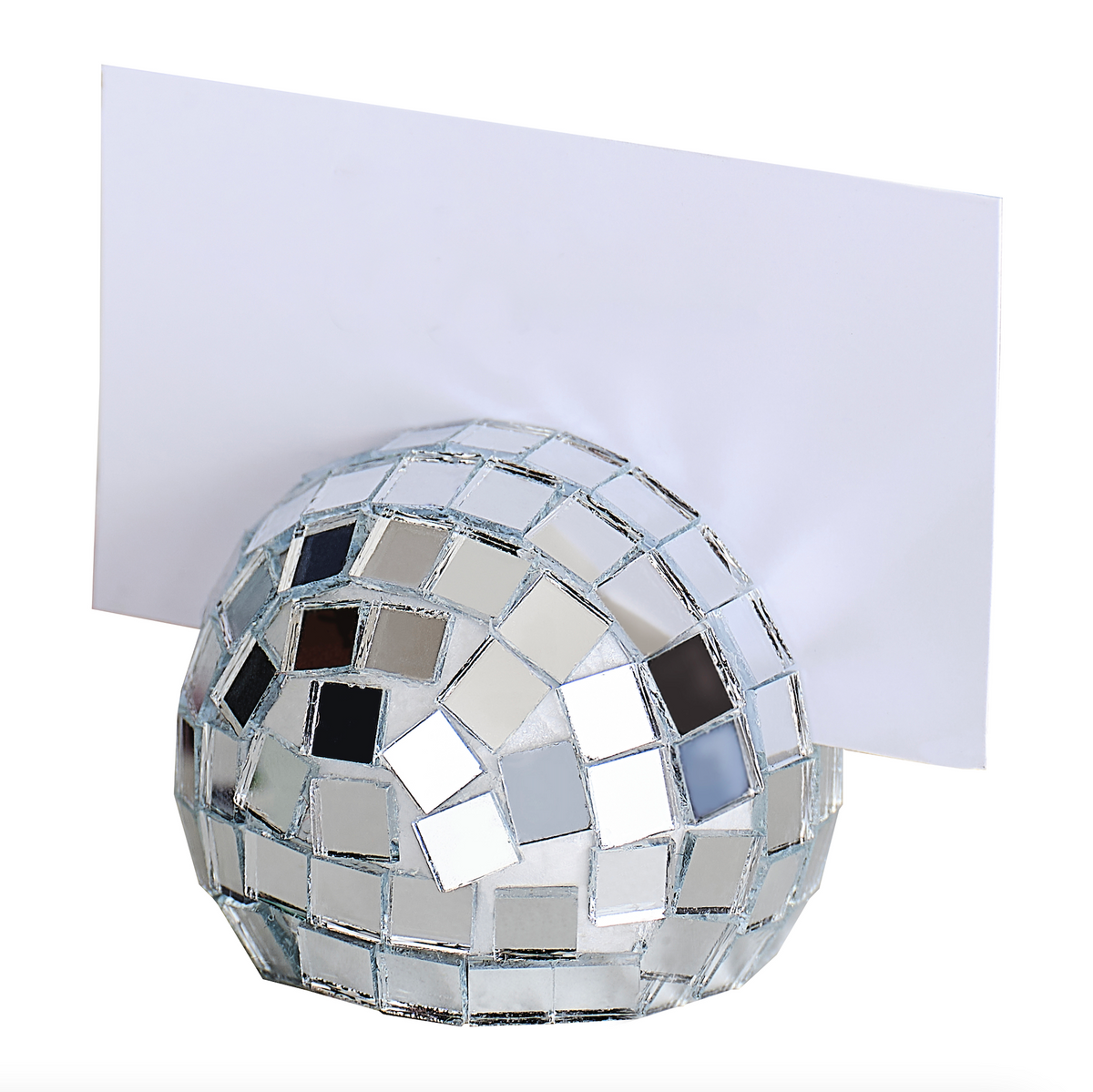 Silver Disco Ball Place Card Holders Haflaty Store