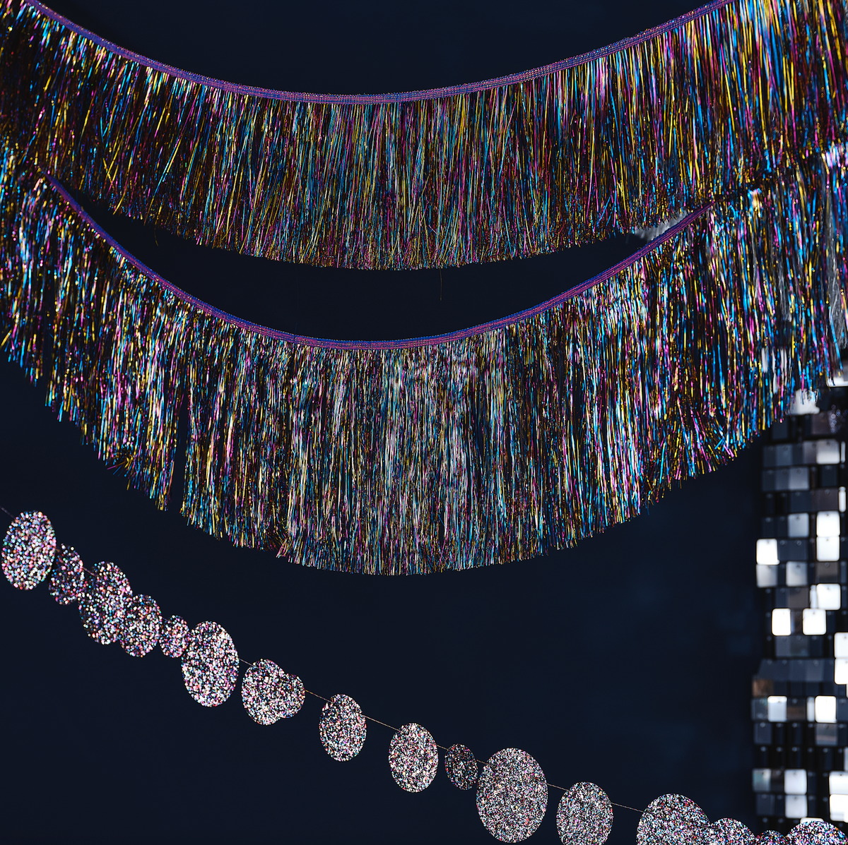 Christmas Tinsel Garland Decoration