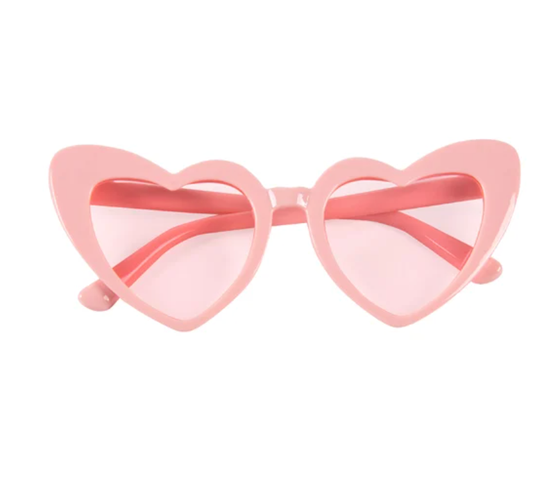 Pink Heart Sunglasses