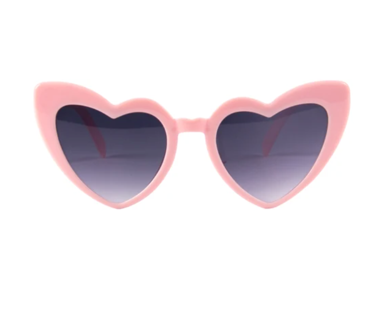 Pink Heart Sunglasses