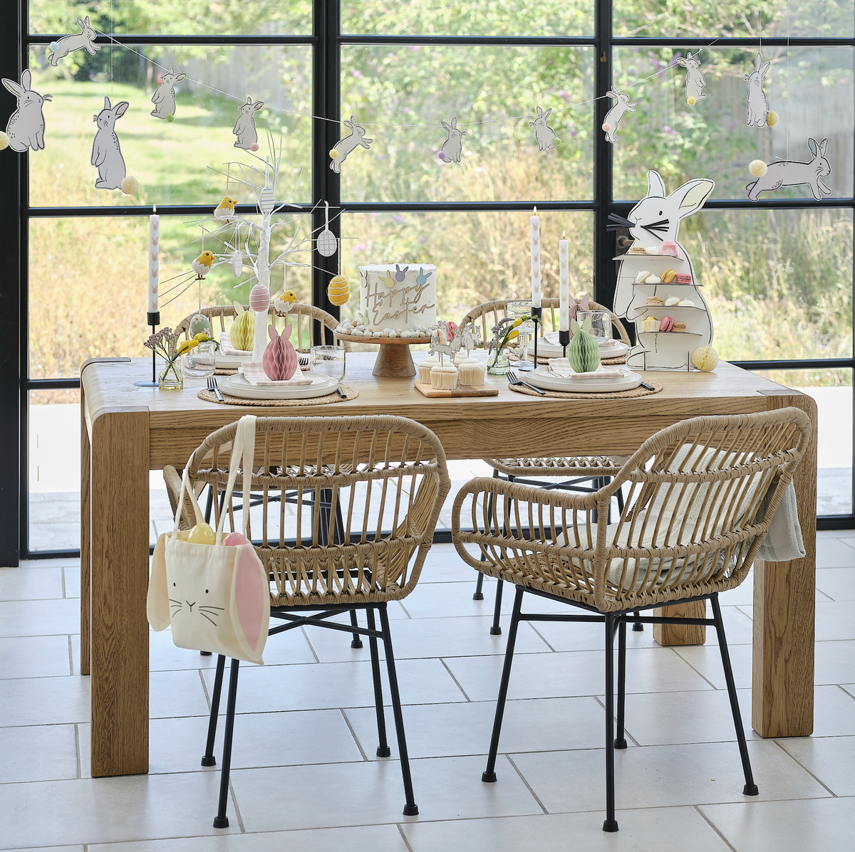 Pastel Gingham Paper Napkins