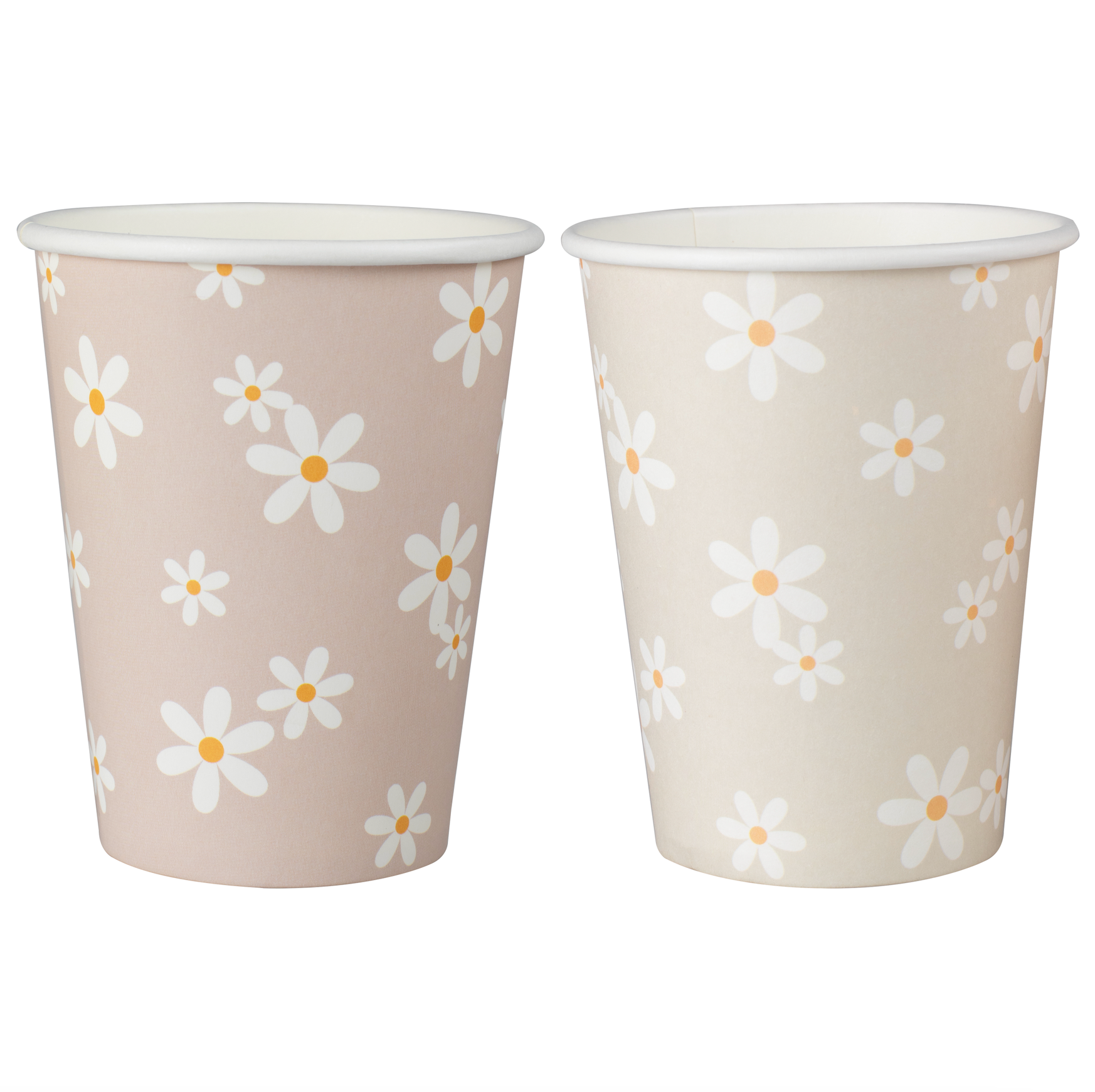 Daisy Floral Paper Cups