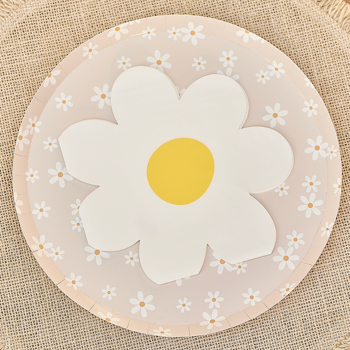 Daisy Floral Paper Napkins