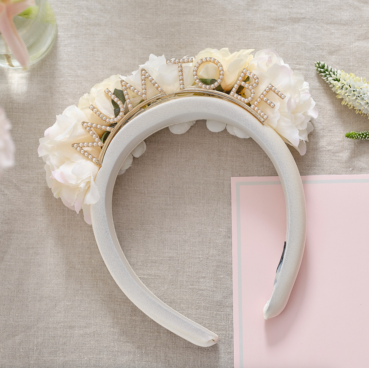 Floral Mum to Be Baby Shower Headband