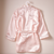 Pink Satin Embroidered Dressing Gown 9-12yrs