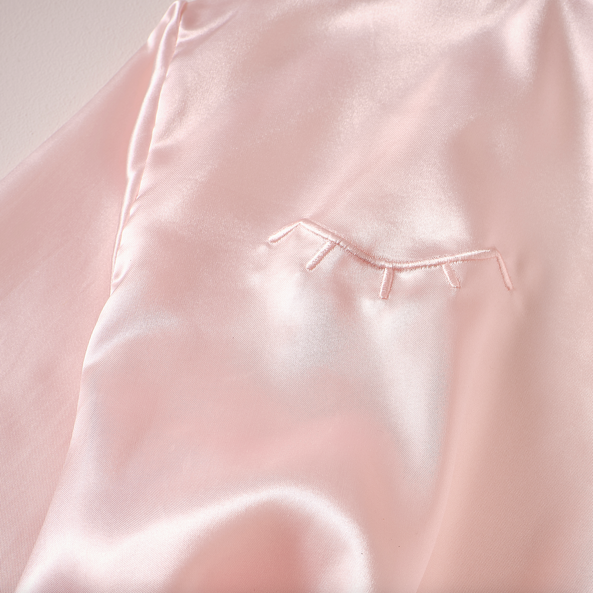 Pink Satin Embroidered Dressing Gown 9-12yrs