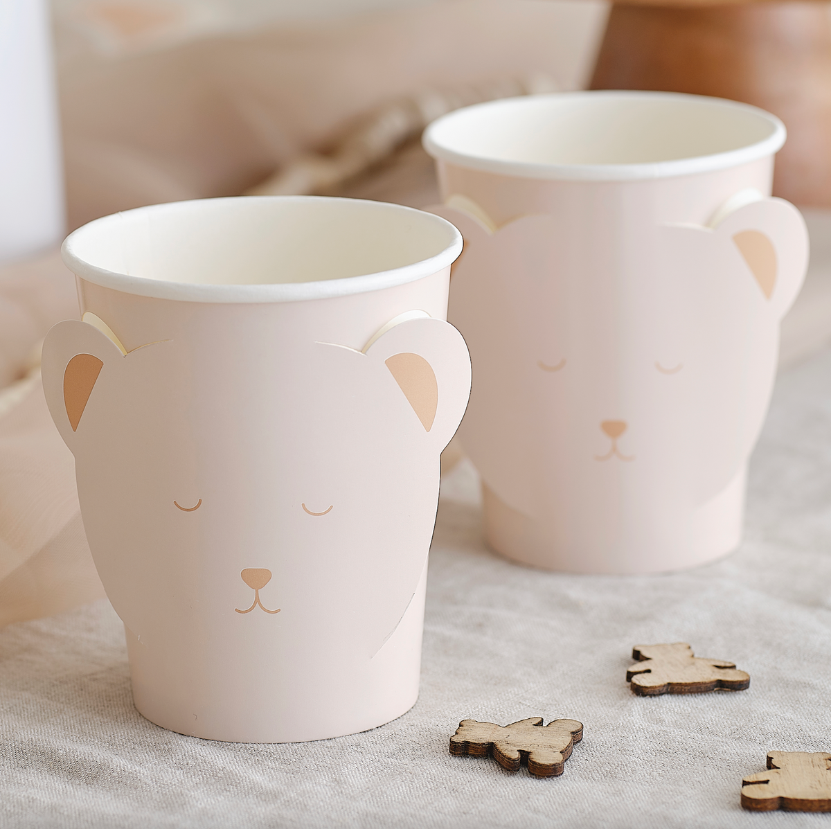 Pop Out Teddy Bear Baby Shower Cups