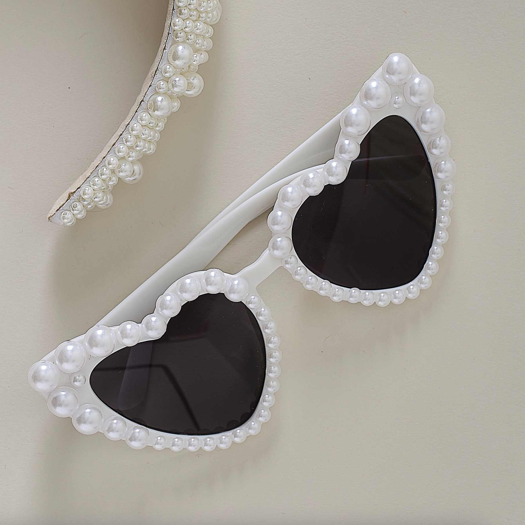 Pearl Embellished Bride Headband