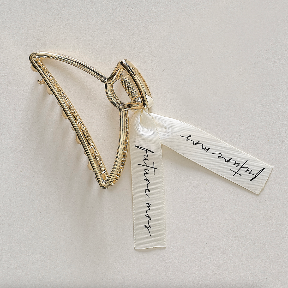 Future Mrs Gold Bride Hair Claw