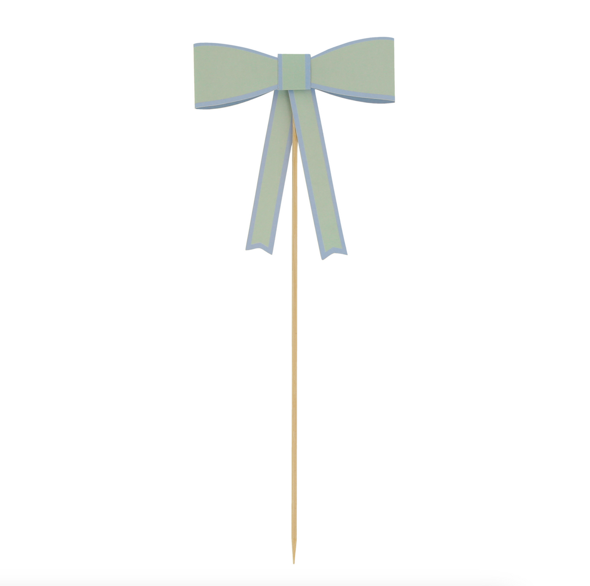 Pastel Bow Cake Toppers