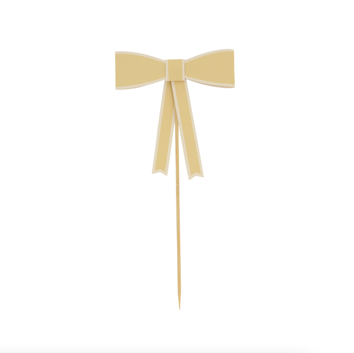 Pastel Bow Cake Toppers