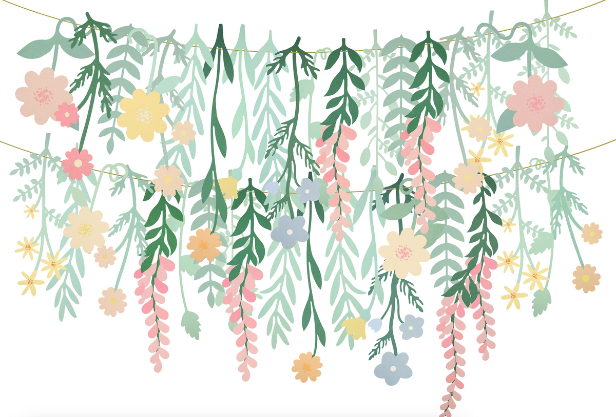 Floral Paper Backdrop