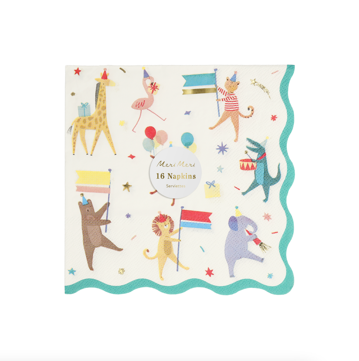 Animal Parade Large Napkins