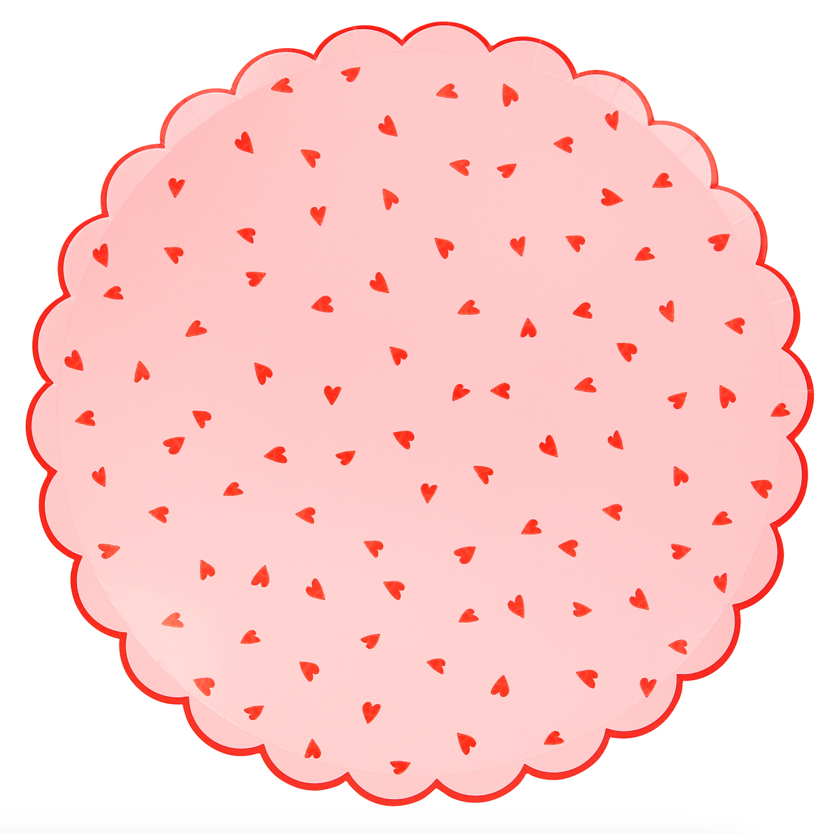 Heart Pattern Dinner Plates