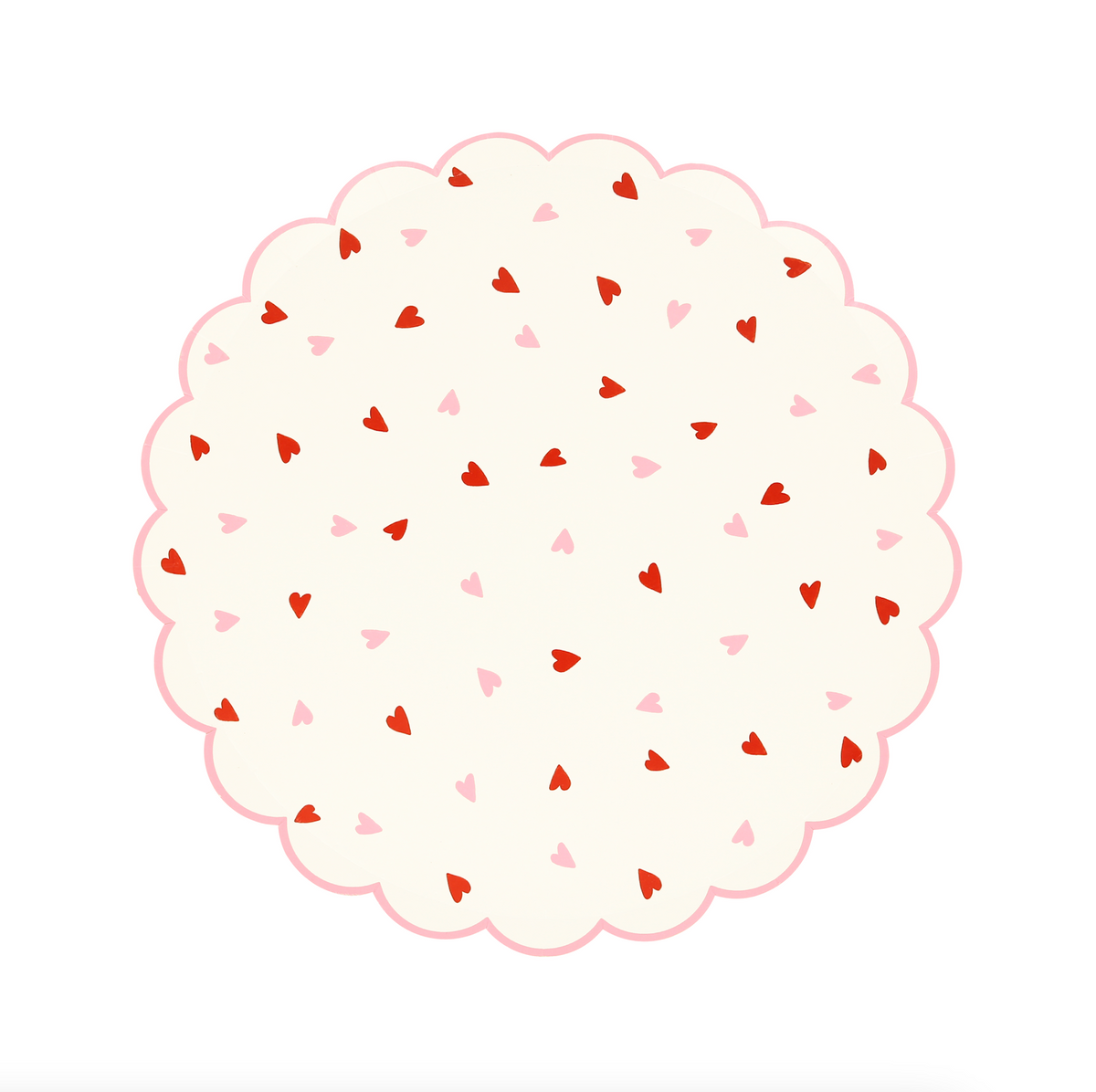 Heart Pattern Side Plates