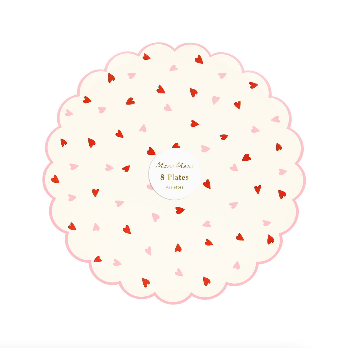 Heart Pattern Side Plates