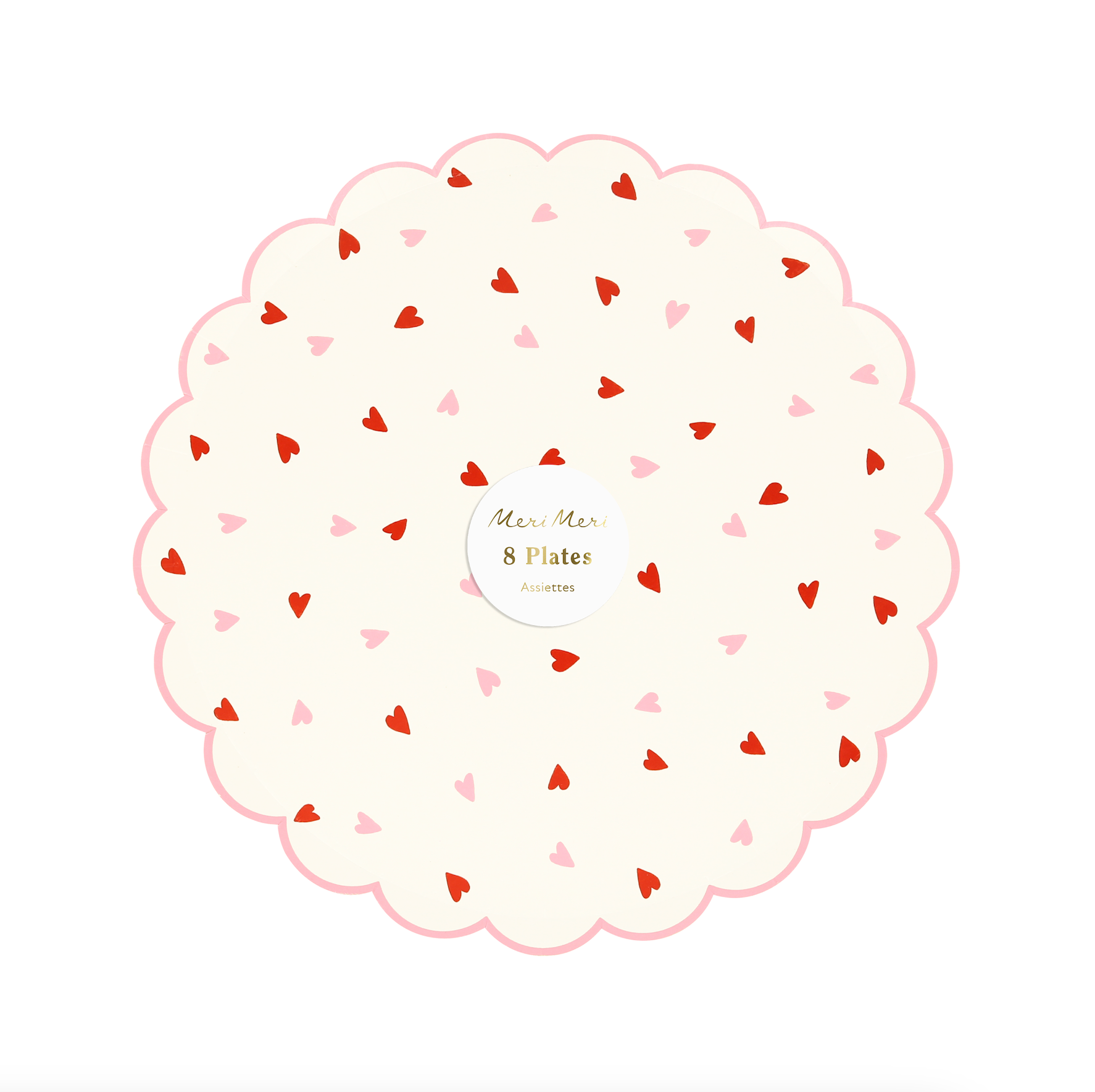 Heart Pattern Side Plates