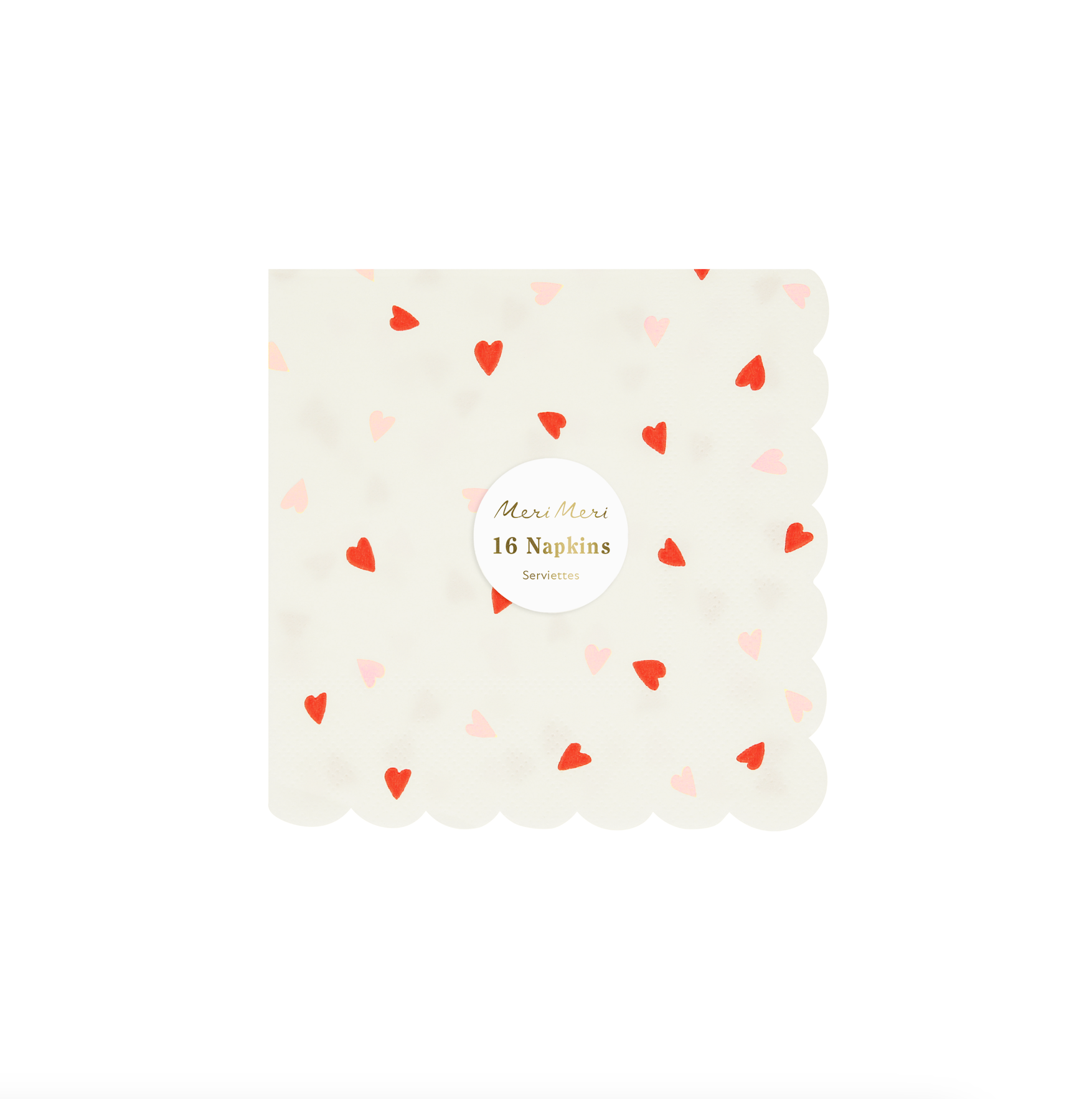Heart Pattern Small Napkins
