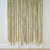 Gold Foil Curtain Backdrop with Cream Paper Streamers