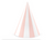 Blush Pink Striped Party Hats