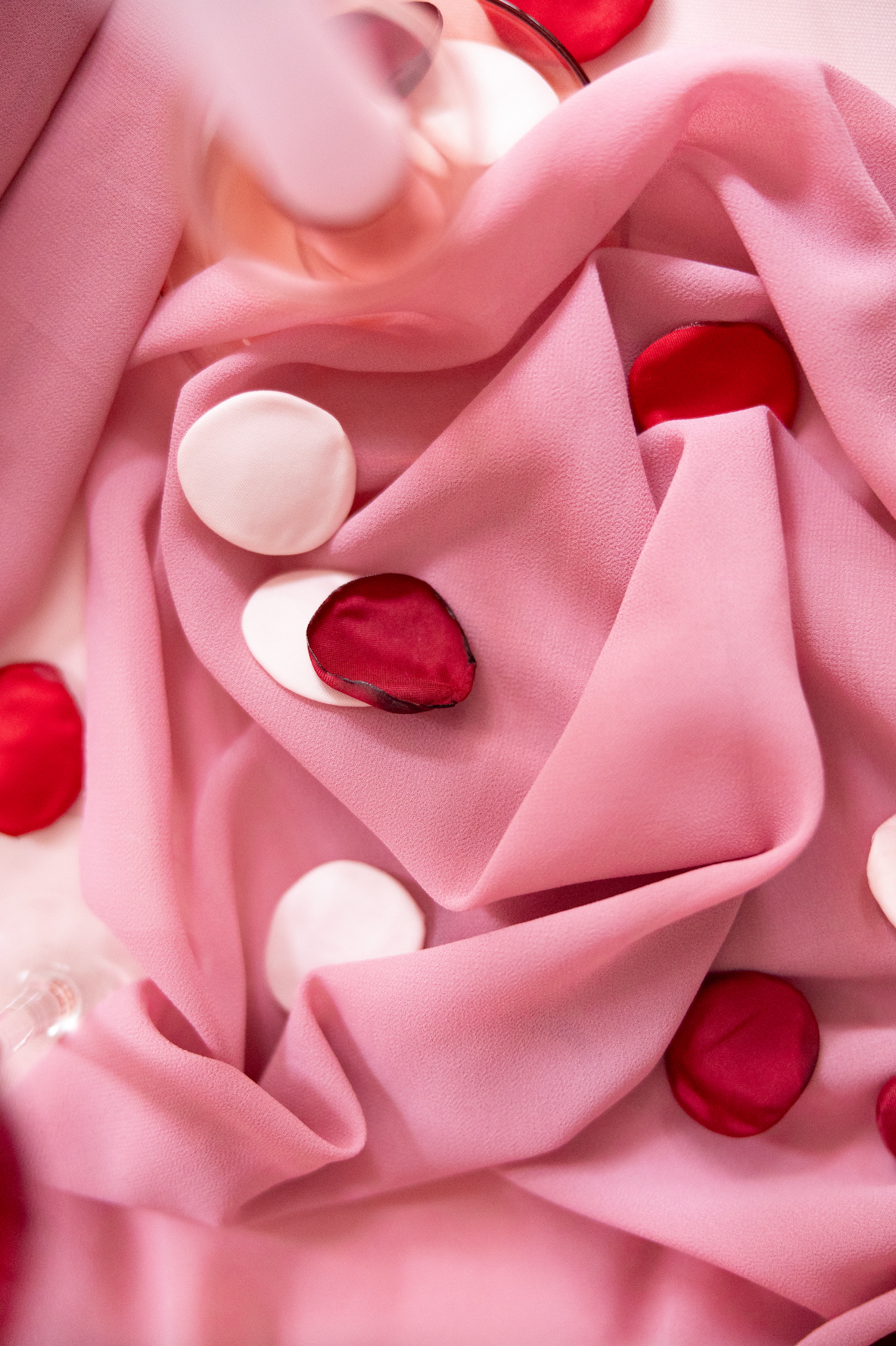 Pink Rose Petals Confetti