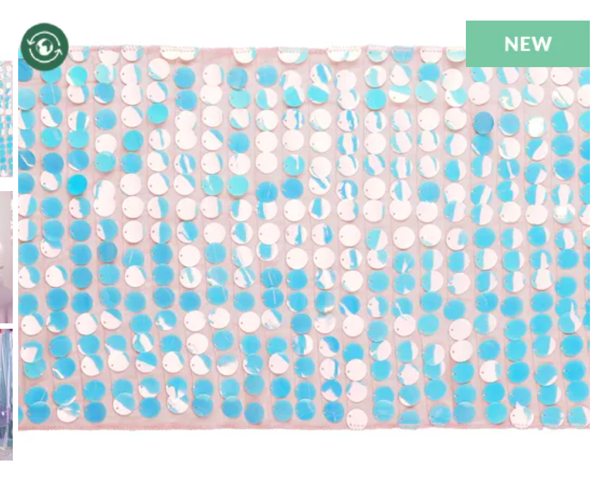 Iridescent Sequin Table Runner
