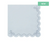 Blue Ruffled Paper Napkins