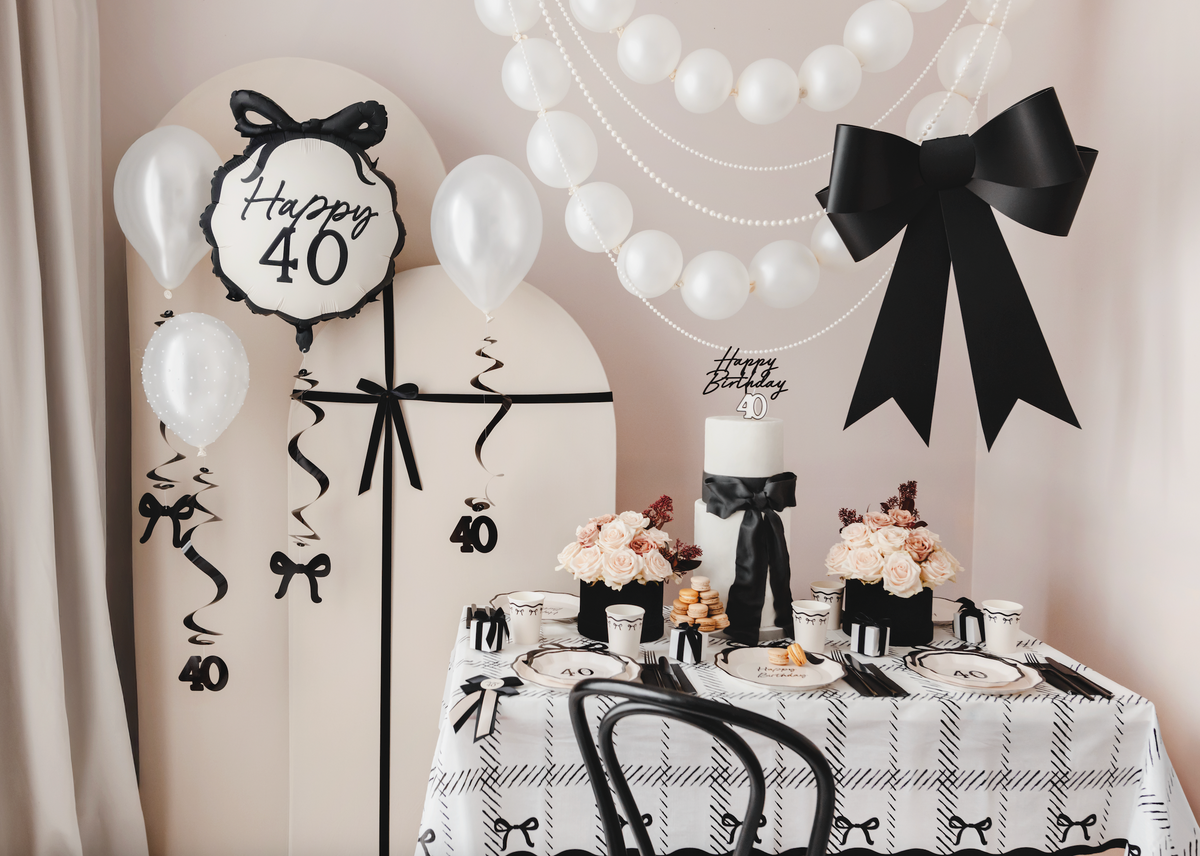 Checkered Bow Tablecloth