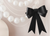 DIY Large Black Decorative Bow