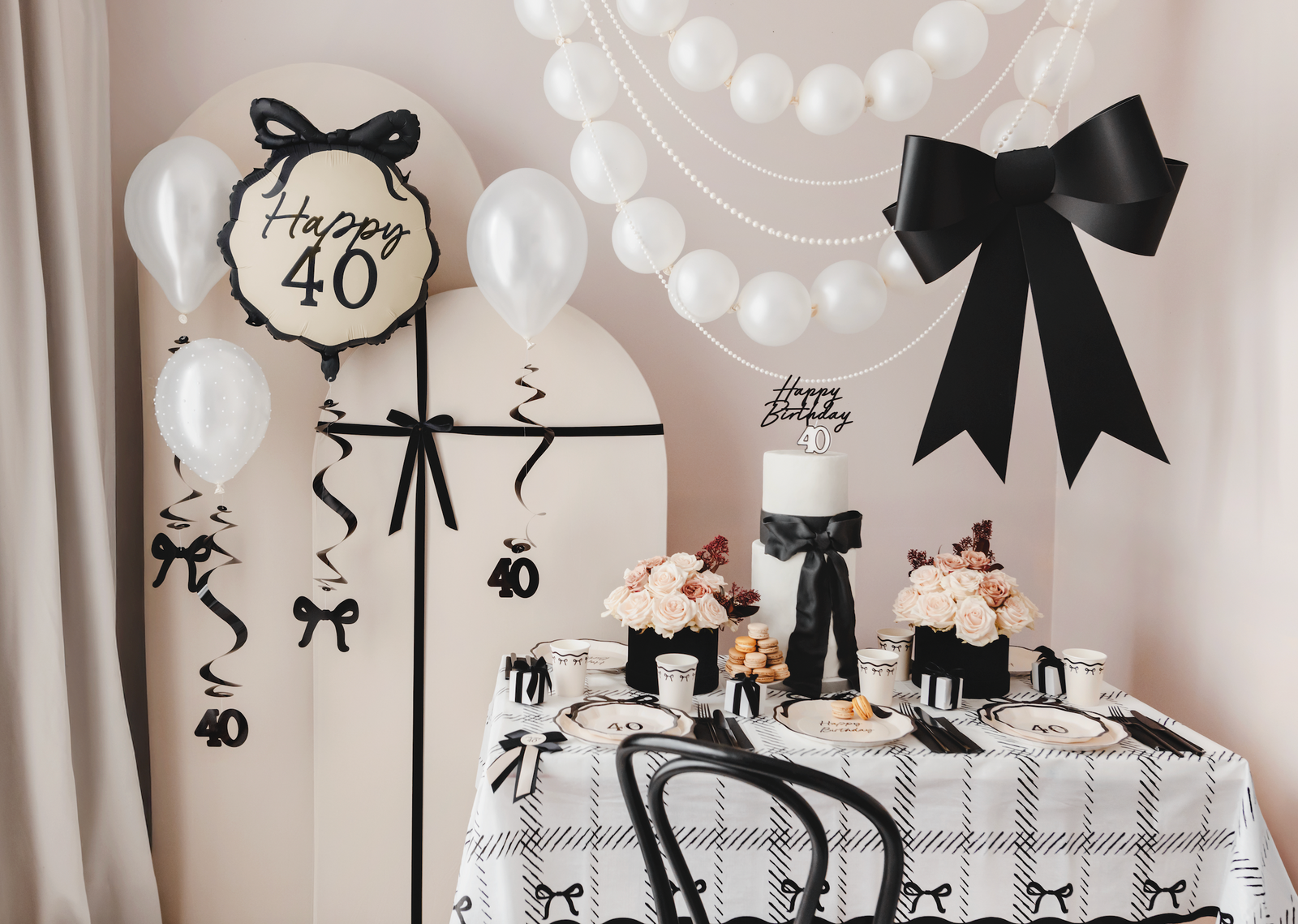 DIY Large Black Decorative Bow