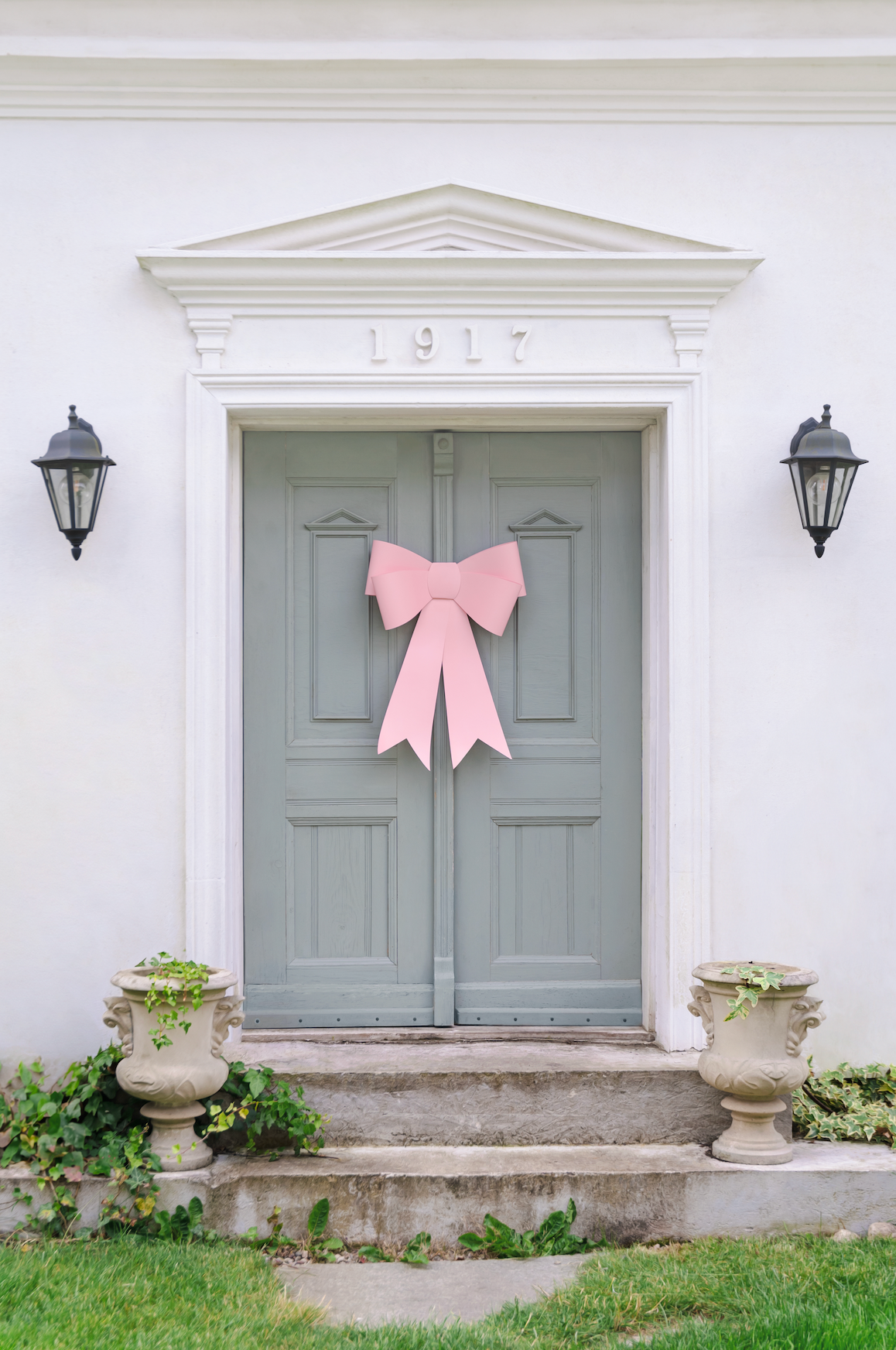 DIY Large Pink Decorative Bow
