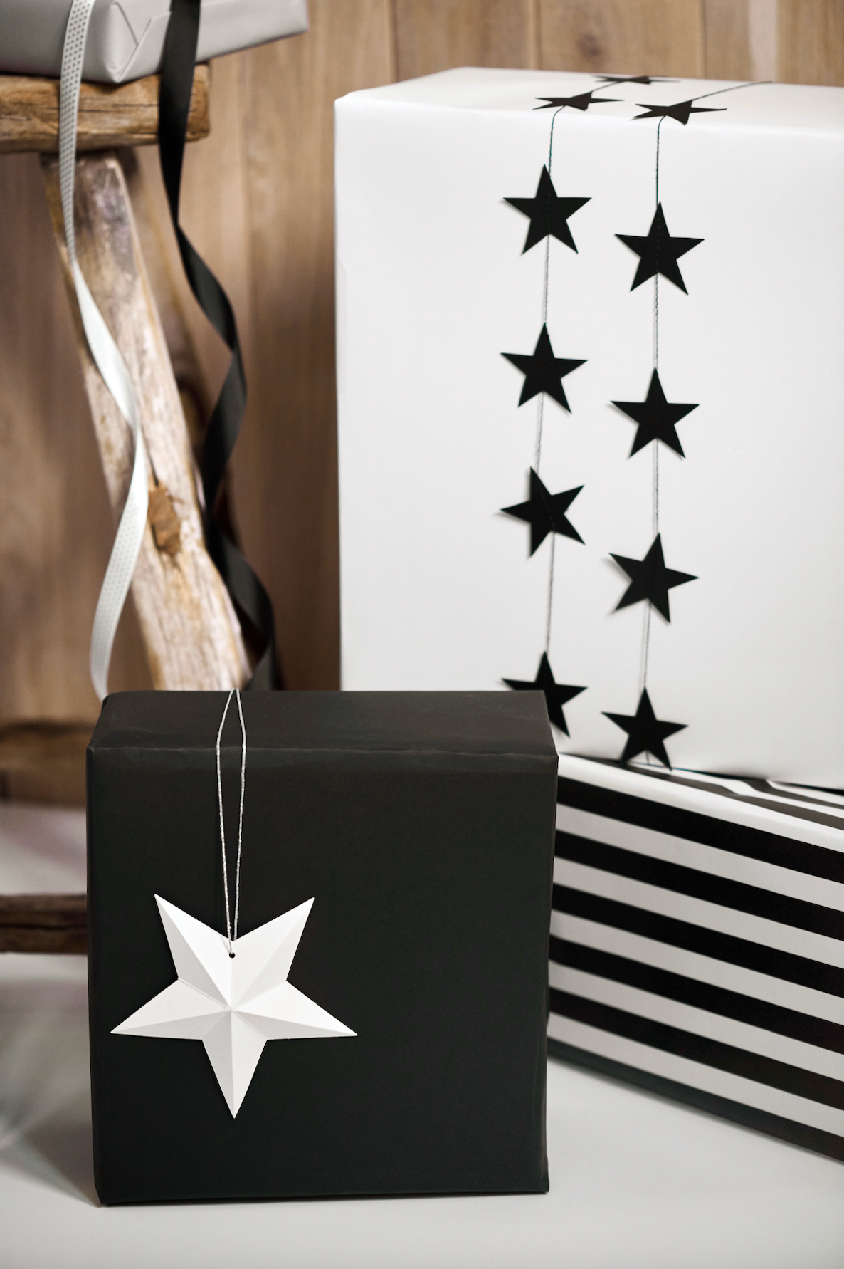 White Stars DIY Decoration Set