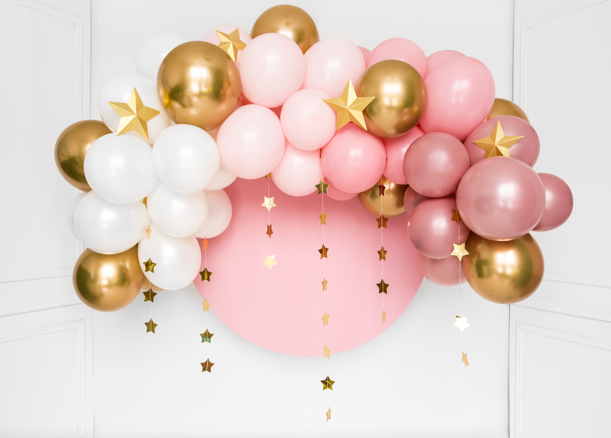 Gold Stars DIY Decoration Set