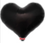 Metallic Brown Jelly Heart Foil 25"