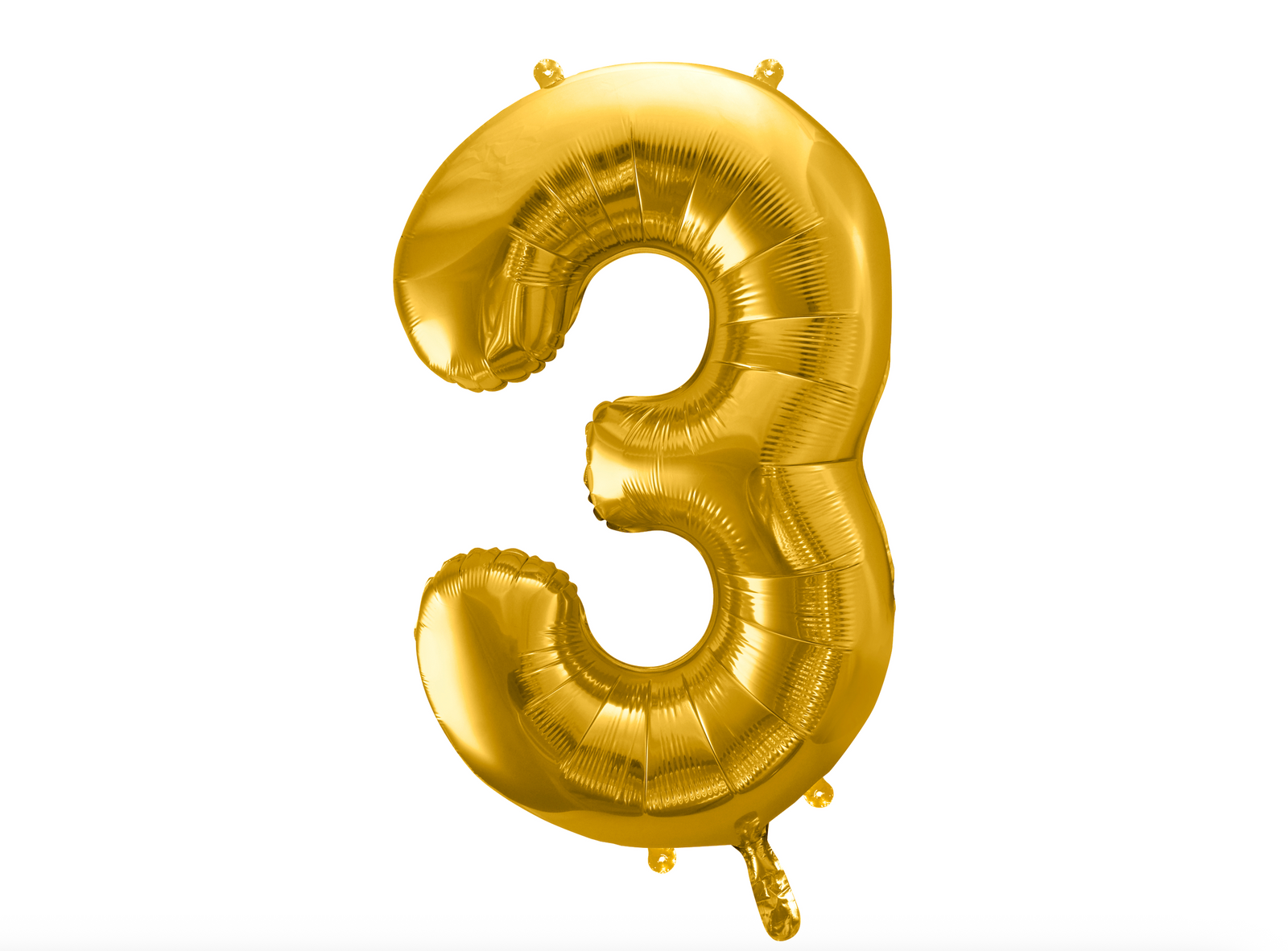 Metallic Gold Foil Balloon Number