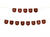 Happy Birthday Felt Brown Banner