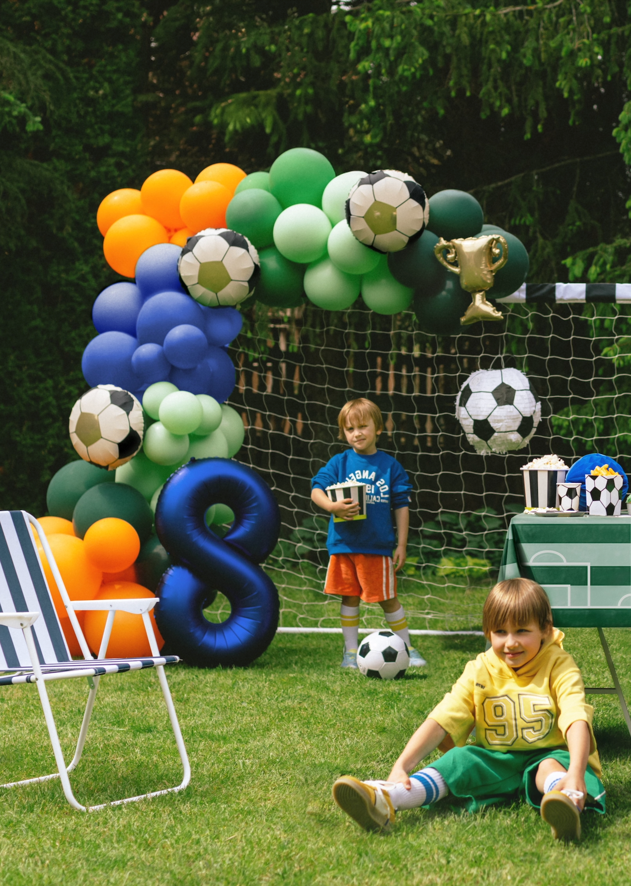 Trophy & Ball Foil Balloons