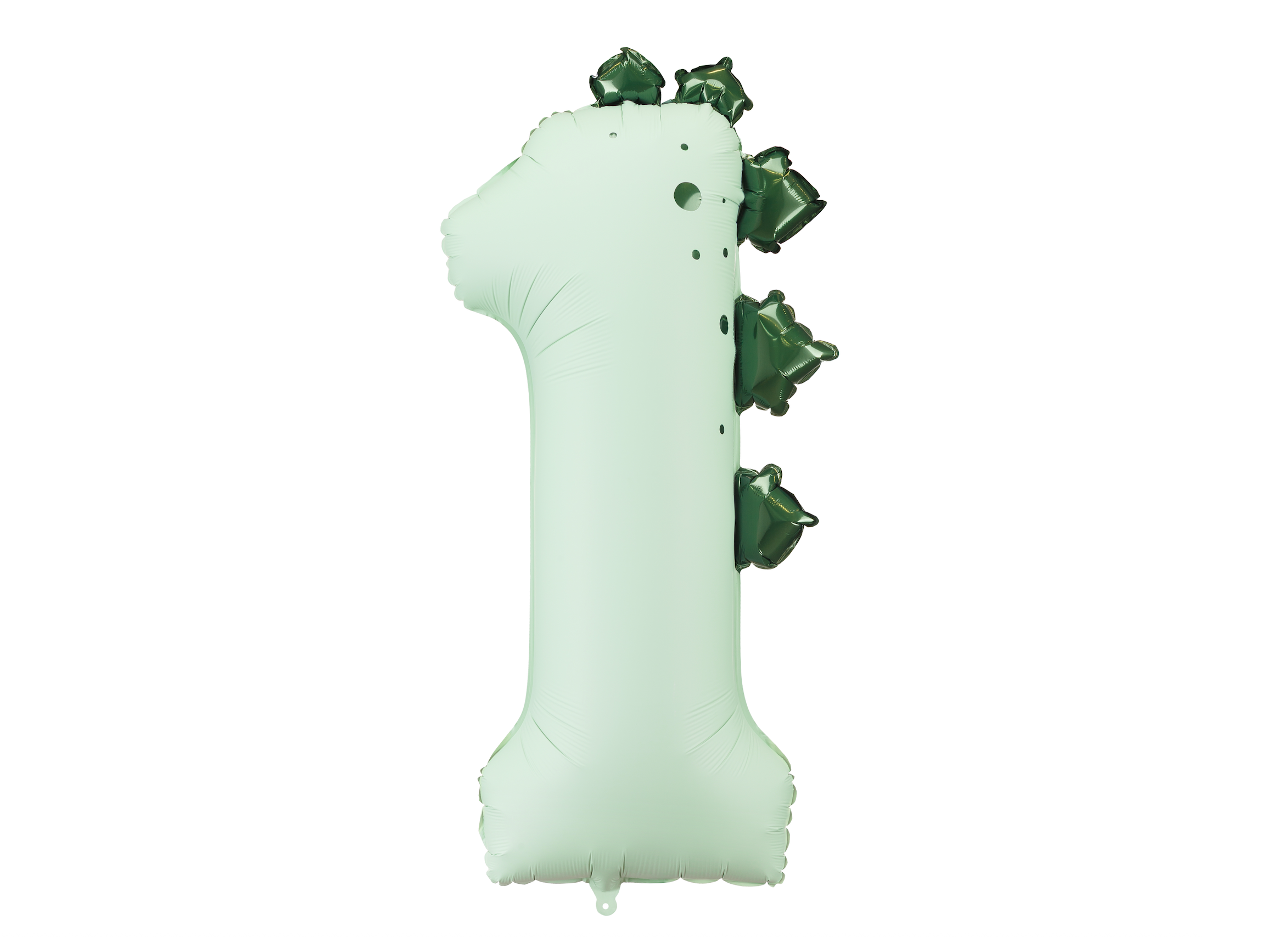 Mint Number 1 Dinosaur Foil Balloon