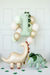 Mint Number 1 Dinosaur Foil Balloon