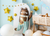 Little Star Teddy Bear Foil Balloon