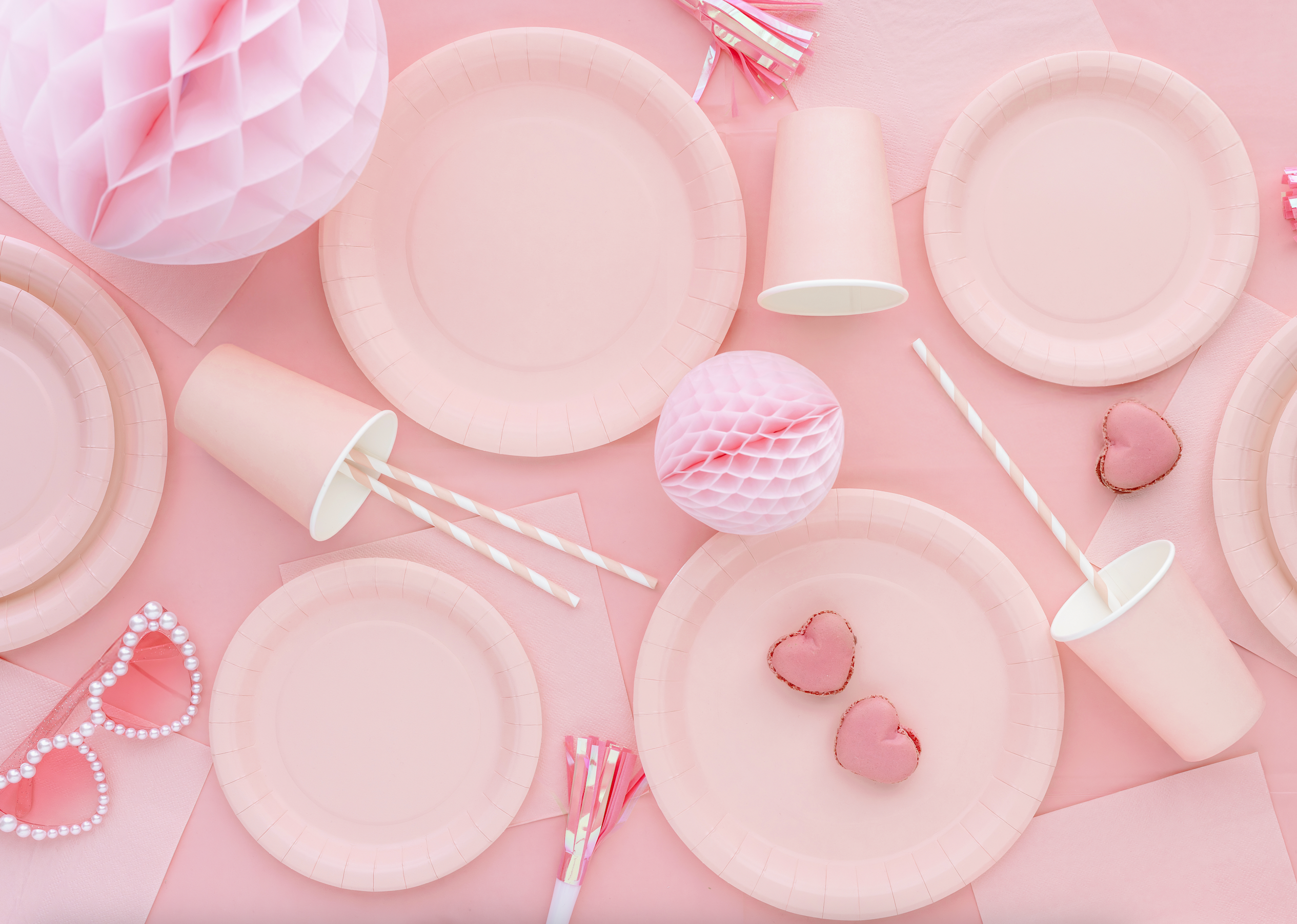 Blush Pink Paper Plates