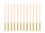 Tall Ivory Birthday Candles
