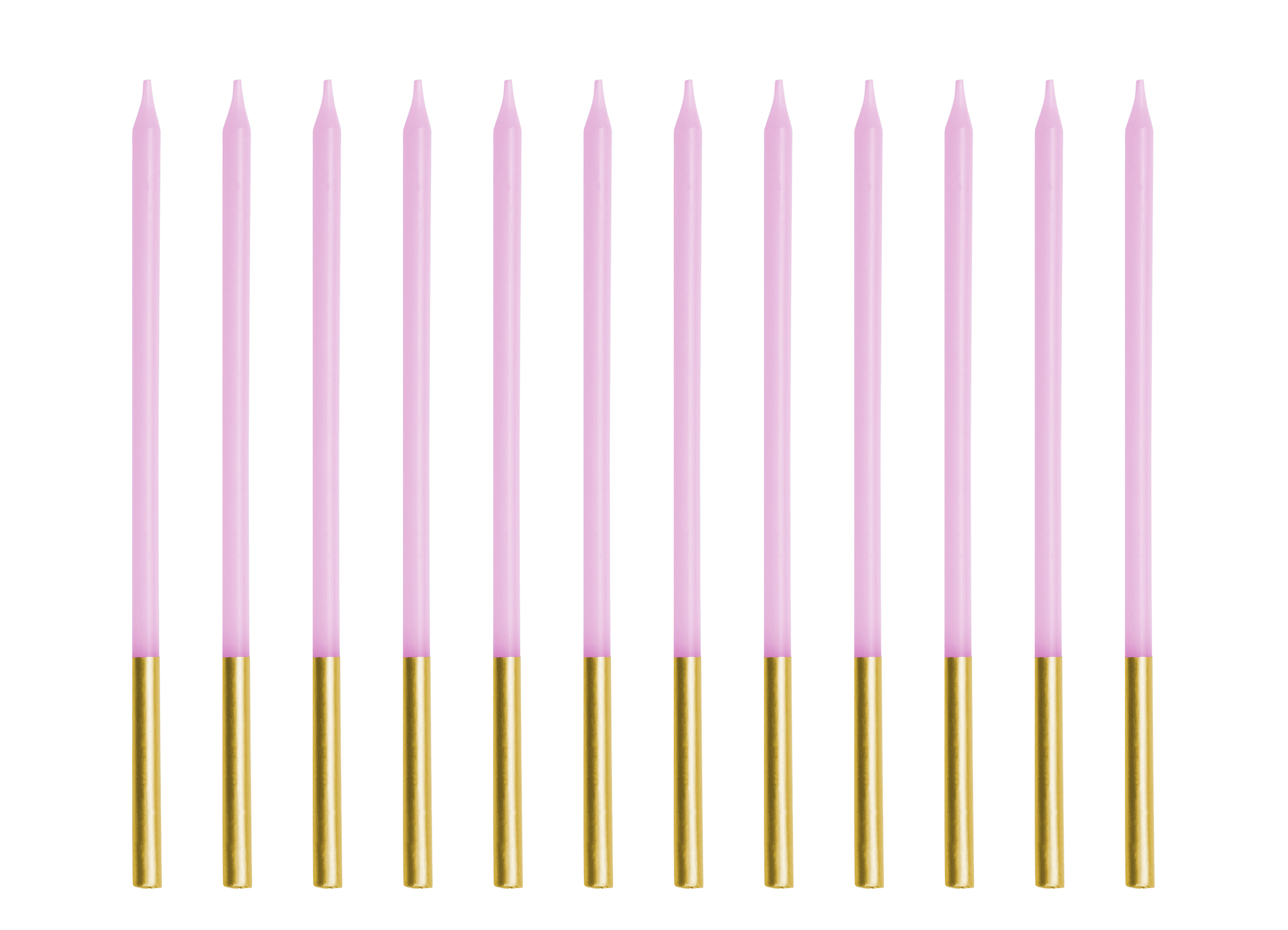 Tall Violet Birthday Candles