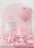 Tall Pink Birthday Candles