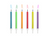 Colored Flame Birthday Candles
